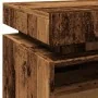 Mesita de noche luces LED 2 uds madera envejecida 40x39x48,5 cm de , Mesitas de noche - Ref: Foro24-857659, Precio: 120,42 €,...