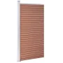 Panel de valla WPC marrón 95x186 cm de vidaXL, Paneles de vallas - Ref: Foro24-148977, Precio: 156,08 €, Descuento: %