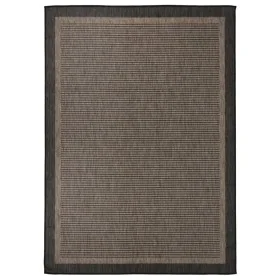 Alfombra de exterior de tejido plano marrón oscuro 120x170 cm de , Alfombras - Ref: Foro24-340844, Precio: 43,74 €, Descuento: %