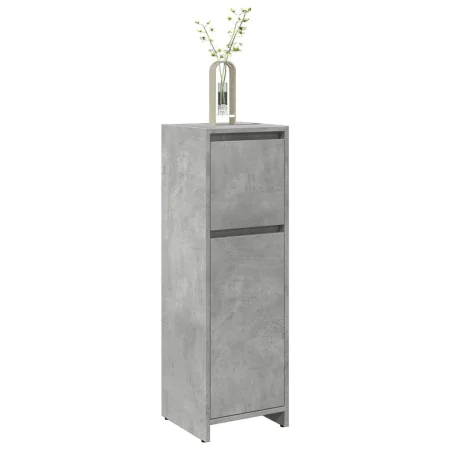 Armario de baño madera contrachapada gris 30x30x95 cm de , Muebles de baño - Ref: Foro24-856060, Precio: 41,79 €, Descuento: %