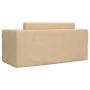 Sofá cama de niños 2 plazas felpa suave crema de , Mobiliario para bebés y niños pequeños - Ref: Foro24-357037, Precio: 56,24...