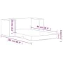Sofá cama de niños 2 plazas felpa suave crema de , Mobiliario para bebés y niños pequeños - Ref: Foro24-357037, Precio: 56,24...