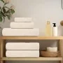 Toallas de sauna 2 uds 100% algodón crema 80x200 cm 360 gsm de , Toallas - Ref: Foro24-137007, Precio: 35,10 €, Descuento: %