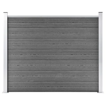 Graues WPC-Zaunelement 180x146 cm von vidaXL, Zaunpaneele - Ref: Foro24-148982, Preis: 253,83 €, Rabatt: %