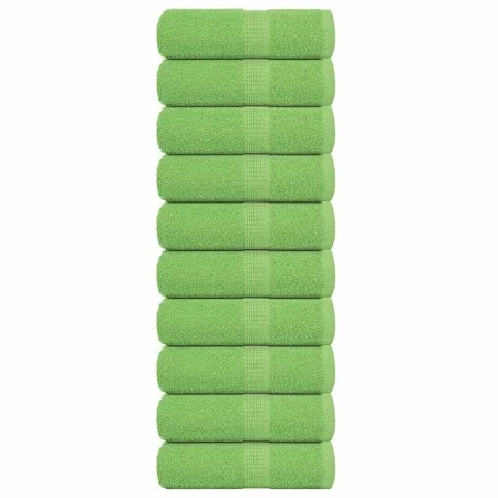Toallas 10 unidades 100% algodón verde manzana 30x30 cm 360 gsm de , Toallas - Ref: Foro24-137018, Precio: 17,52 €, Descuento: %