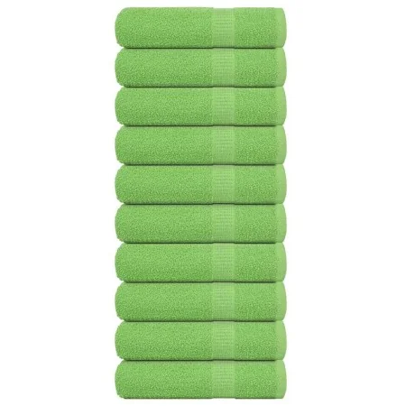 Toallas de Baño 10 uds Verde Manzana 100x150 cm 360 gsm de , Toallas - Ref: Foro24-137030, Precio: 100,36 €, Descuento: %