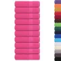 Toallas de invitados 10 uds 100% algodón rosa 70x140 cm 360gsm de , Toallas - Ref: Foro24-137051, Precio: 69,51 €, Descuento: %
