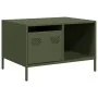 Mesa de centro acero laminado frío verde oliva 68,5x50x43,5cm de , Mesas de centro - Ref: Foro24-851284, Precio: 96,93 €, Des...