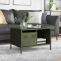 Mesa de centro acero laminado frío verde oliva 68,5x50x43,5cm de , Mesas de centro - Ref: Foro24-851284, Precio: 96,93 €, Des...
