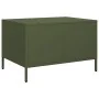 Mesa de centro acero laminado frío verde oliva 68,5x50x43,5cm de , Mesas de centro - Ref: Foro24-851284, Precio: 96,93 €, Des...