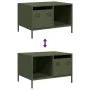 Mesa de centro acero laminado frío verde oliva 68,5x50x43,5cm de , Mesas de centro - Ref: Foro24-851284, Precio: 96,93 €, Des...
