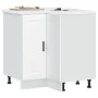 Mueble bajo esquina de cocina porto blanco madera reconstituida de , Armarios de cocina - Ref: Foro24-853987, Precio: 104,91 ...
