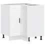 Mueble bajo esquina de cocina porto blanco madera reconstituida de , Armarios de cocina - Ref: Foro24-853987, Precio: 104,91 ...