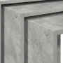 Mesas apilables 3 piezas madera contrachapada gris hormigón by , Side tables - Ref: Foro24-858536, Price: 60,08 €, Discount: %