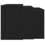 Mesas apilables 3 piezas madera contrachapada negro by , Side tables - Ref: Foro24-858534, Price: 61,31 €, Discount: %