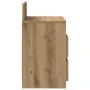 Mesilla de noche con 2 cajones roble artesano 40x33x60 cm de , Mesitas de noche - Ref: Foro24-858576, Precio: 52,73 €, Descue...