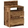 Mesilla de noche con 2 cajones madera vieja 40x33x60 cm de , Mesitas de noche - Ref: Foro24-858574, Precio: 55,84 €, Descuent...