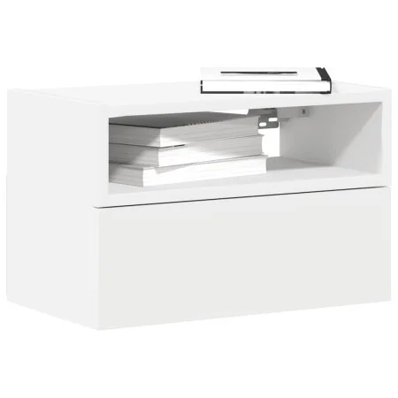 Mesitas de noche de pared 2 unidades blanca 45x26x28,5 cm de , Mesitas de noche - Ref: Foro24-858597, Precio: 67,40 €, Descue...