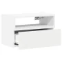 Mesitas de noche de pared 2 unidades blanca 45x26x28,5 cm de , Mesitas de noche - Ref: Foro24-858597, Precio: 67,40 €, Descue...