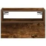 Mesitas de noche de pared 2uds color roble ahumado 45x26x28,5cm de , Mesitas de noche - Ref: Foro24-858605, Precio: 63,03 €, ...