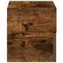 Mesitas de noche de pared 2uds color roble ahumado 45x26x28,5cm de , Mesitas de noche - Ref: Foro24-858605, Precio: 63,03 €, ...