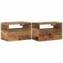Mesitas de noche de pared 2 unidades madera vieja 45x26x28,5 cm de , Mesitas de noche - Ref: Foro24-858611, Precio: 66,80 €, ...