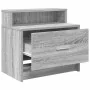 Mesillas de noche con cajón 2 uds gris sonoma 51x31x47 cm de , Mesitas de noche - Ref: Foro24-858679, Precio: 75,69 €, Descue...