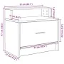 Mesillas de noche con cajón 2 uds roble artesanal 51x31x47 cm de , Mesitas de noche - Ref: Foro24-858685, Precio: 71,16 €, De...
