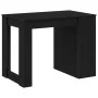Escritorio con cajón y estante madera contrachapada roble negro de , Mesas de cocina y de comedor - Ref: Foro24-858687, Preci...
