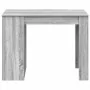 Escritorio con cajón estante madera contrachapada gris sonoma de , Mesas de cocina y de comedor - Ref: Foro24-858691, Precio:...