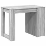 Escritorio con cajón estante madera contrachapada gris sonoma de , Mesas de cocina y de comedor - Ref: Foro24-858691, Precio:...