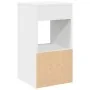 Mesillas de noche con cajón 2 uds blanco 35x34x66,5 cm de , Mesitas de noche - Ref: Foro24-858714, Precio: 73,97 €, Descuento: %