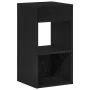 Mesillas de noche con cajón 2 uds roble negro 35x34x66,5 cm by , Nightstands - Ref: Foro24-858716, Price: 79,39 €, Discount: %