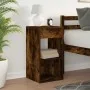 Mesilla de noche con cajón roble ahumado 35x34x66,5 cm by , Nightstands - Ref: Foro24-858721, Price: 45,88 €, Discount: %