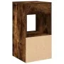 Mesilla de noche con cajón roble ahumado 35x34x66,5 cm by , Nightstands - Ref: Foro24-858721, Price: 45,88 €, Discount: %