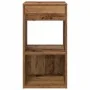 Mesillas de noche con cajón 2 uds madera vieja 35x34x66,5 cm by , Nightstands - Ref: Foro24-858728, Price: 78,65 €, Discount: %