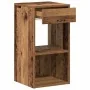 Mesillas de noche con cajón 2 uds madera vieja 35x34x66,5 cm by , Nightstands - Ref: Foro24-858728, Price: 78,65 €, Discount: %
