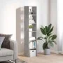 Librerías 2 uds madera contrachapada apilable gris hormigón de , Taquillas y armarios de almacenamiento - Ref: Foro24-858810,...