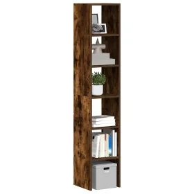Estanterías 2 uds apilables de madera ingeniería roble ahumado von , Schließfächer und Lagerschränke - Ref: Foro24-858812, Pr...