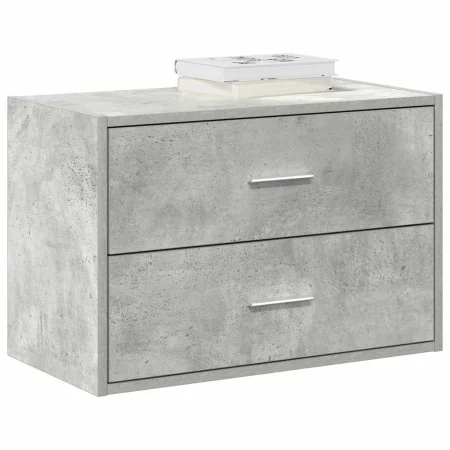 Armario con 2 cajones gris cemento 60x31x40cm madera ingeniería de , Cajoneras - Ref: Foro24-858827, Precio: 53,23 €, Descuen...