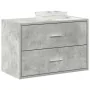 Armario con 2 cajones gris cemento 60x31x40cm madera ingeniería de , Cajoneras - Ref: Foro24-858827, Precio: 53,23 €, Descuen...