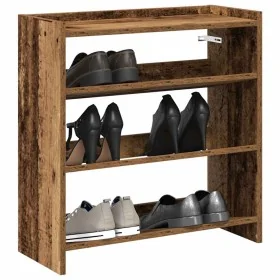 Mueble zapatero madera contrachapada madera vieja 60x25x62 cm de , Zapateros y organizadores de calzado - Ref: Foro24-859894,...