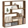 Estante cubo de pared 7 compartimentos madera envejecida de , Estantes y estanterías - Ref: Foro24-860029, Precio: 65,10 €, D...