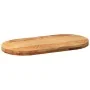 Tablero de mesa ovalado madera maciza de roble 80x40x4 cm de , Tableros para mesas - Ref: Foro24-4009073, Precio: 72,99 €, De...