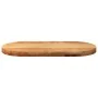 Tablero de mesa ovalado madera maciza de roble 80x40x4 cm de , Tableros para mesas - Ref: Foro24-4009073, Precio: 72,99 €, De...