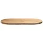 Tablero de mesa ovalado madera maciza de roble 120x60x4 cm de , Tableros para mesas - Ref: Foro24-4009067, Precio: 153,00 €, ...
