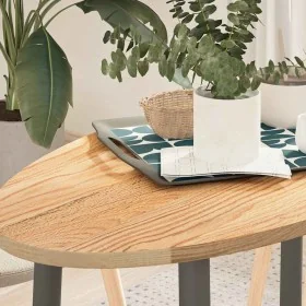 Tablero de mesa ovalado madera maciza de roble 100x50x2 cm by , Table tops - Ref: Foro24-4009038, Price: 56,83 €, Discount: %