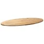Tablero de mesa ovalado madera maciza de roble 100x50x2 cm de , Tableros para mesas - Ref: Foro24-4009038, Precio: 56,83 €, D...