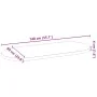Tablero de mesa ovalado madera maciza de roble 140x60x4 cm de , Tableros para mesas - Ref: Foro24-4009084, Precio: 162,01 €, ...