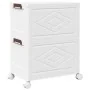 Caja de almacenamiento apilable con ruedas 2 niveles 28 L by , Cargo forklifts - Ref: Foro24-4012367, Price: 48,70 €, Discoun...